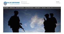 Desktop Screenshot of bluedefense.com